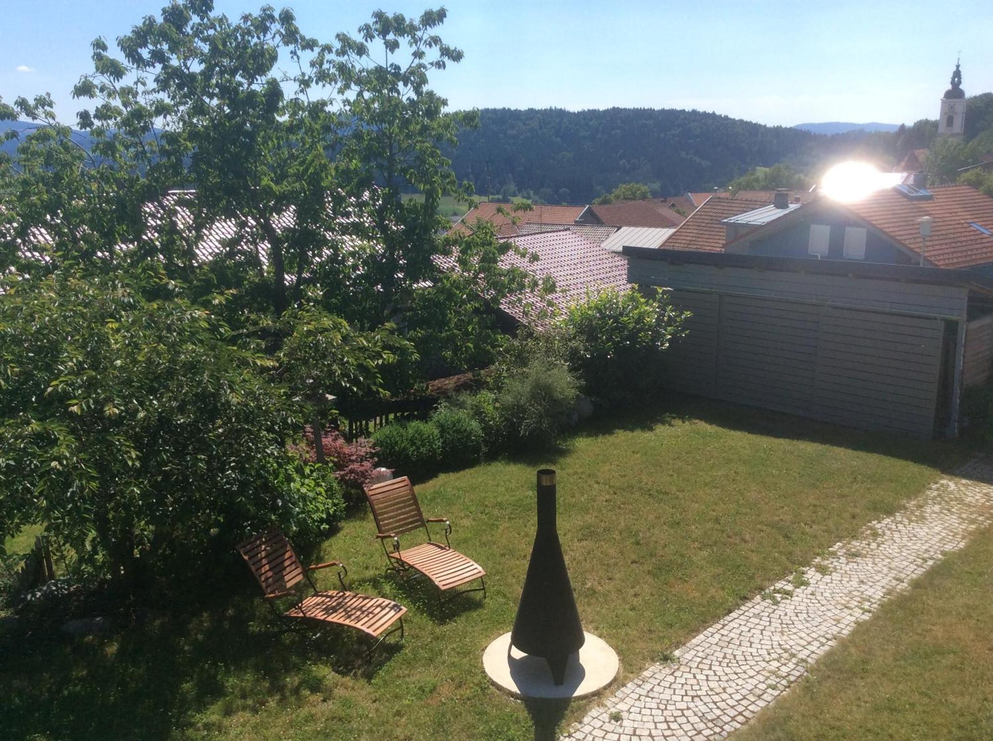 Ferienwohnungen Alpenblick Mit Garten -Panoramasauna- Kirchdorf im Wald Bagian luar foto
