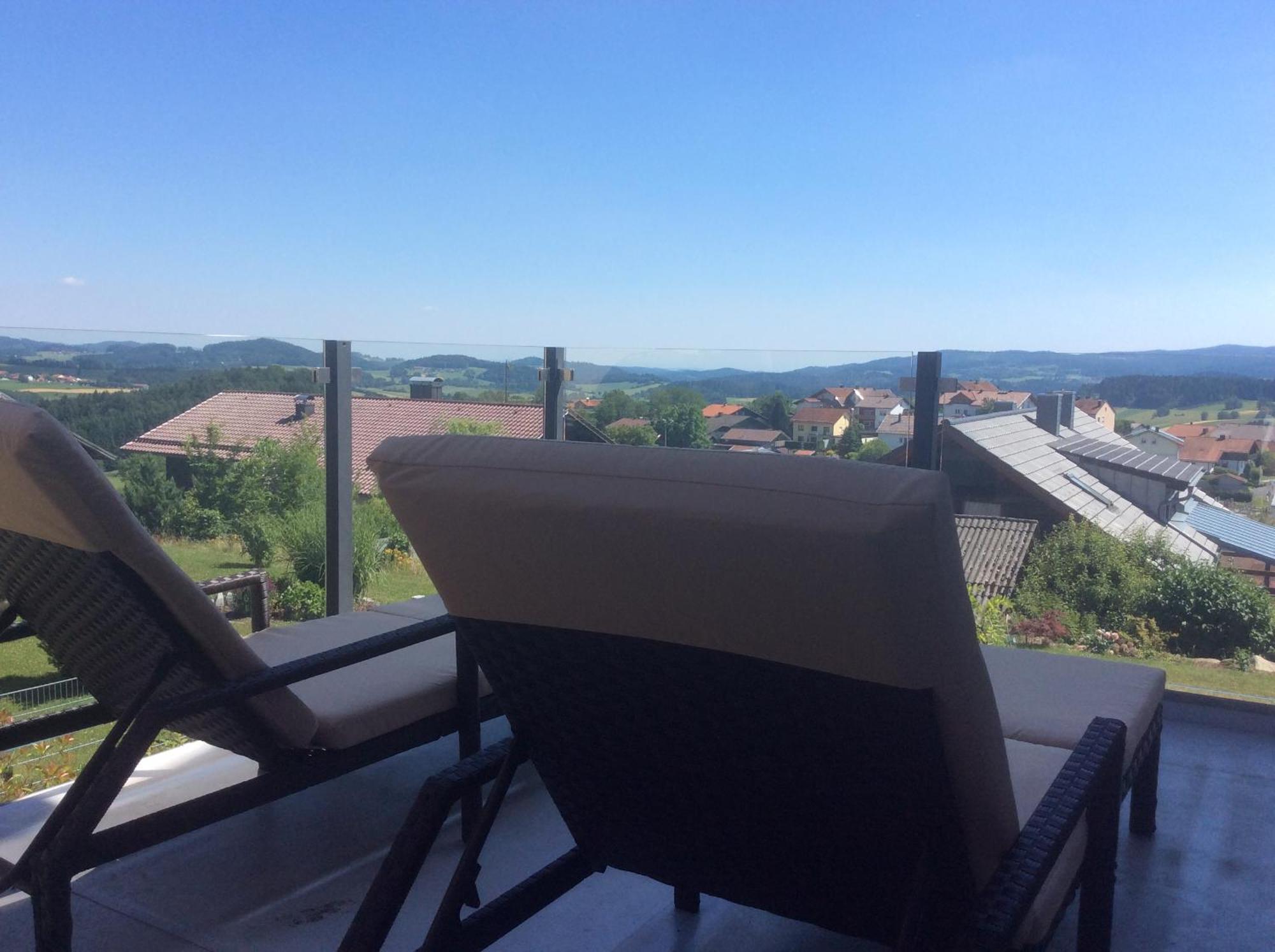 Ferienwohnungen Alpenblick Mit Garten -Panoramasauna- Kirchdorf im Wald Bagian luar foto